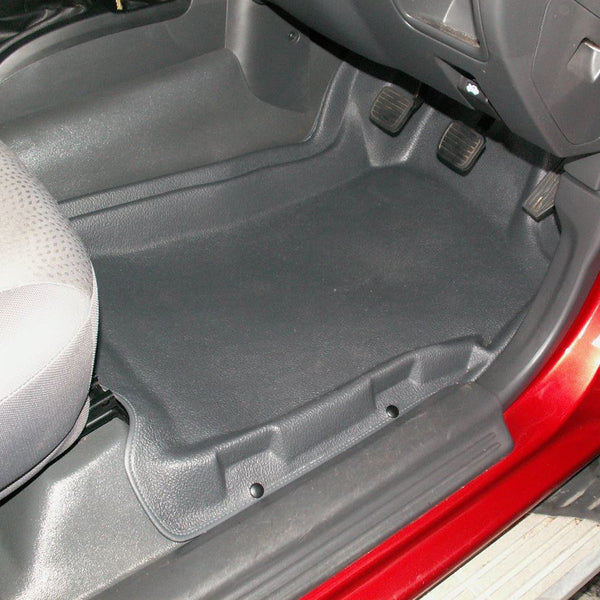 Sandgrabba Rubber Floor Mats Suits Volkswagen Amarok Single Cab 2011-On Front Pair