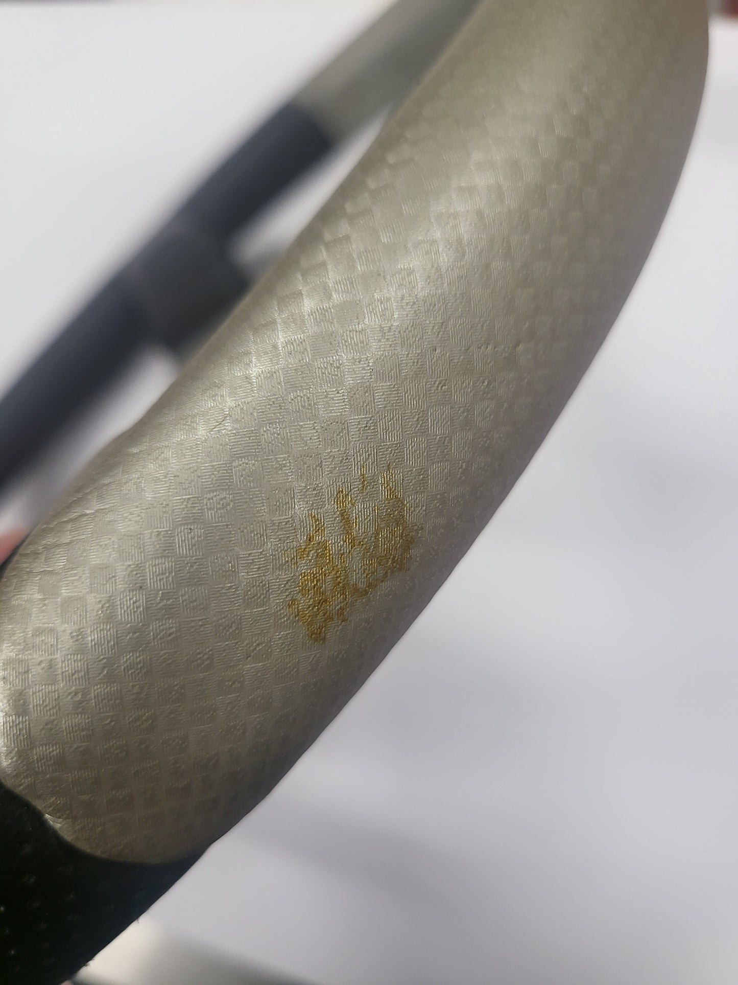 Isotta Leather Steering Wheel Meg 2 Black Silver