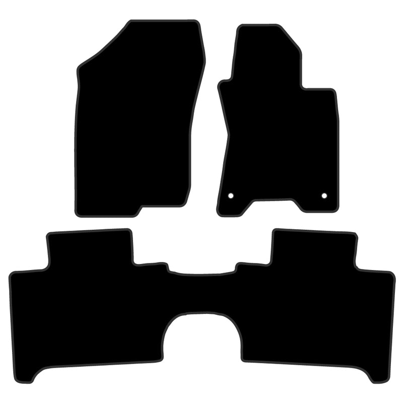Tailor Made Floor Mats Suits Nissan Navara NP300 2015-On Front & Rear