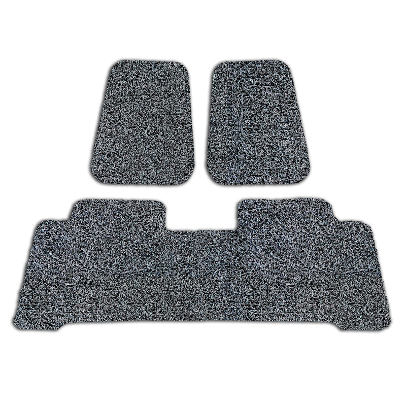 Custom Floor Mats suits Toyota Hilux Manual 8/2015-On Front & Rear Rubber Composite PVC Coil