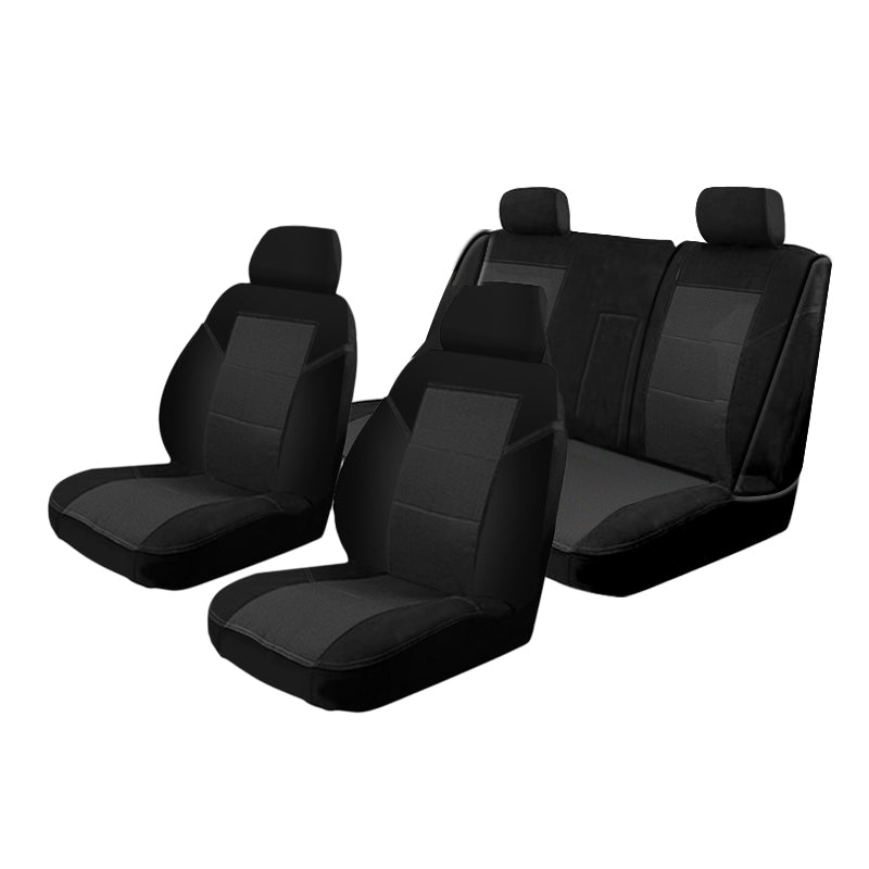 Esteem Velour Seat Covers Set Suits Holden Epica Sedan 2007-On 2 Rows