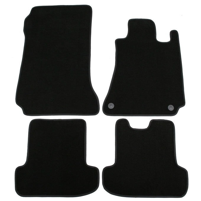 Floor Mats suits Mercedes C-Class W204 Coupe 2011-2014 Custom Made Front & Rear