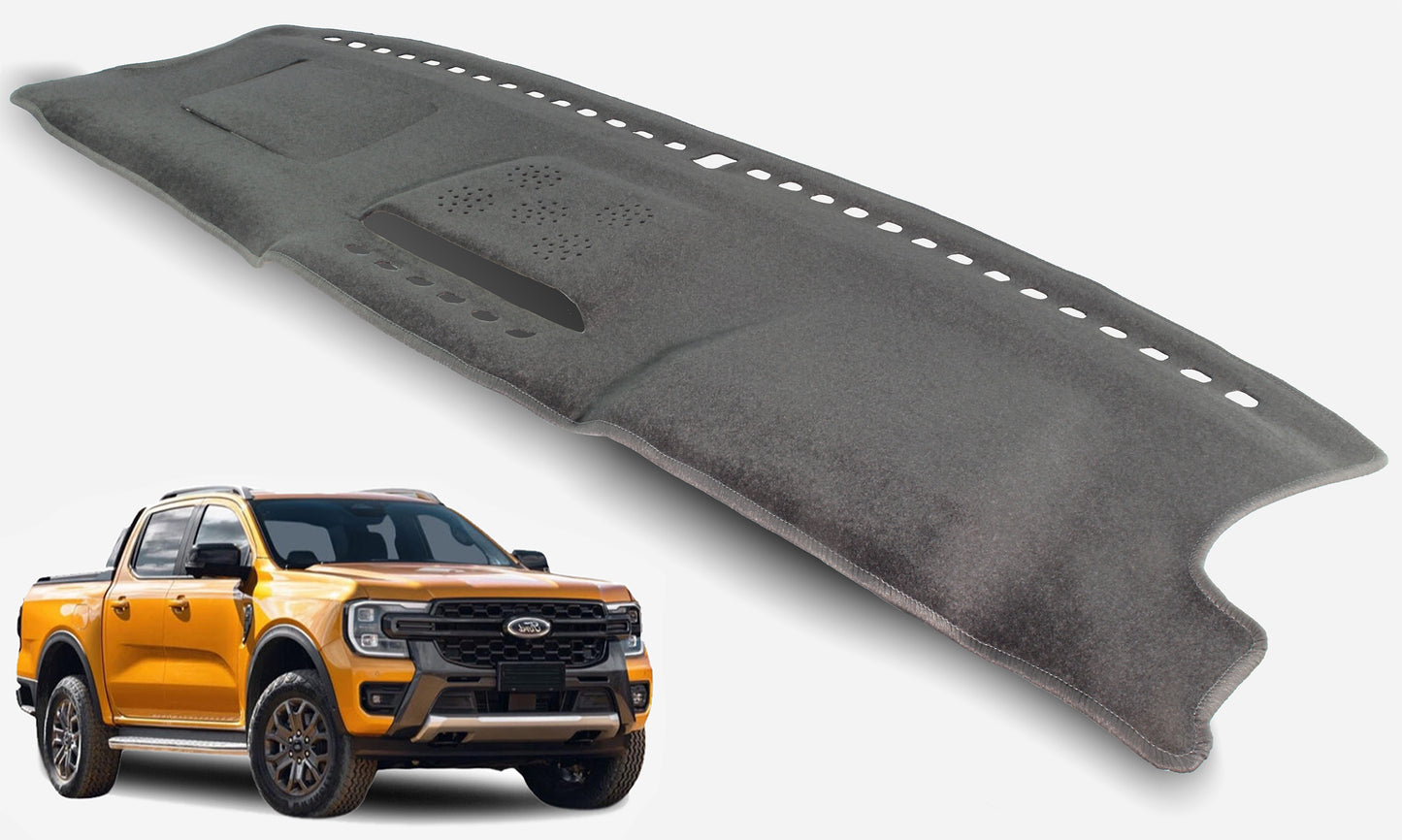 Dashmat Suits Ford Ranger All models 7/2022-On With centre speaker and no front glovebox F79S06 Charcoal
