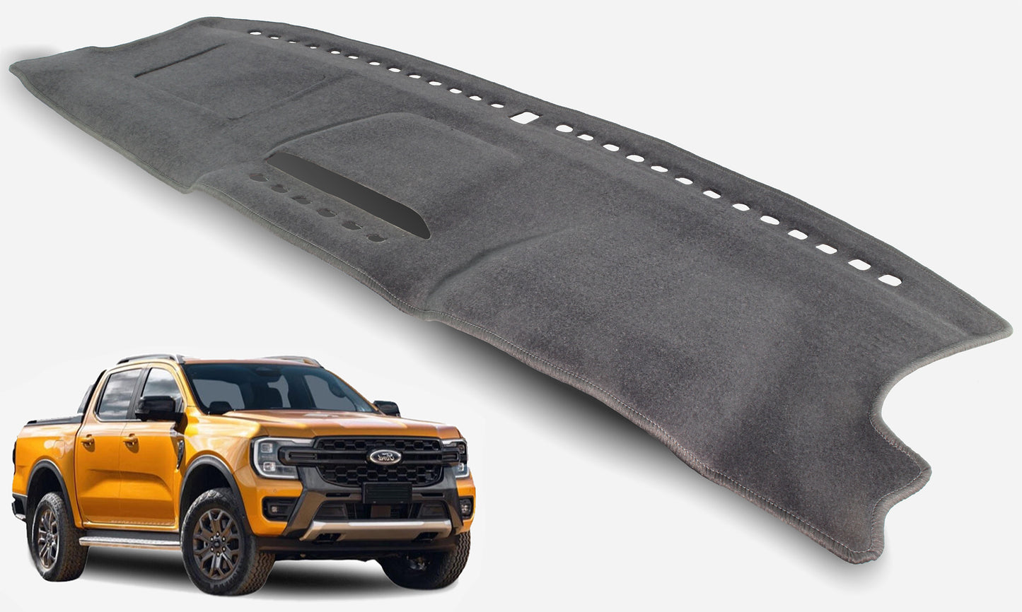 Dashmat Suits Ford Ranger PY P703 8/2022-on without Centre Speaker & Glovebox Black F7901