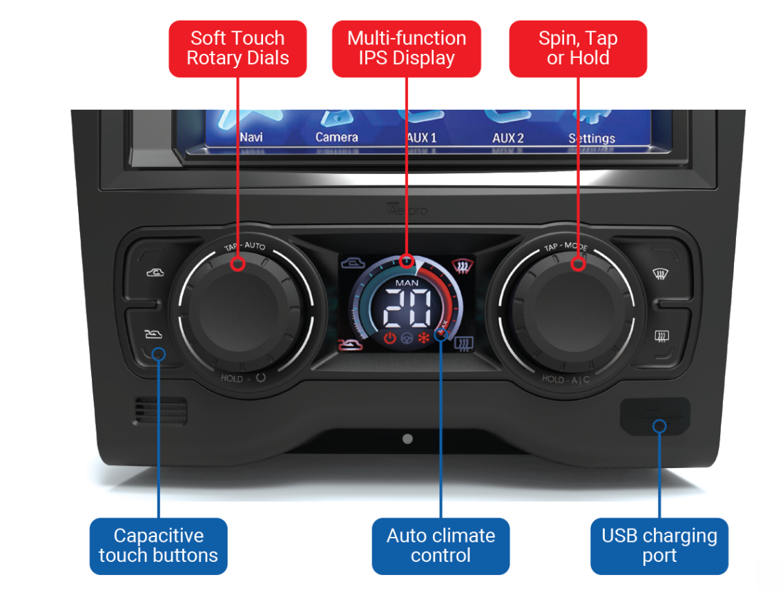 Facia Installation Kit Suits Holden Commodore VE Series 1 Single Zone FP9355BK Black