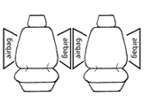 Custom Made Esteem Velour Seat Covers Suits Honda CR-V RS VTi X7 / VTi L7 7/2023-On 3 Rows