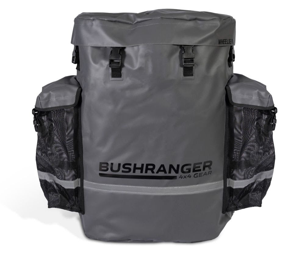 Bushranger 4X4 Wheelie Bin 4WD Spare Wheel Bin Removable Centre Divider 61X08B 5-Year "No Fuss" Warranty