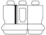 Esteem Velour Seat Covers Set Suits Lexus LX 570 URJ201R MY10 4 Door Wagon 2/2010-On 3 Rows