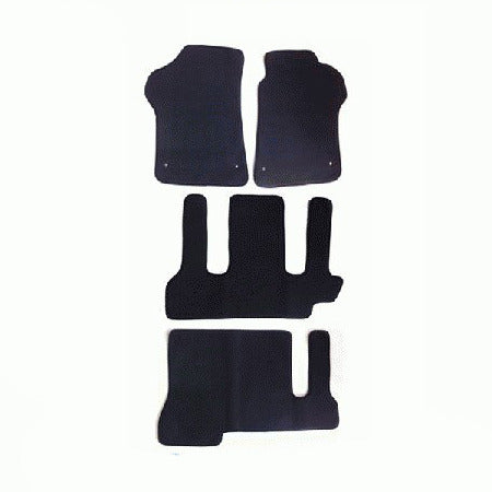 Custom Tailor Made Car Floor Mats Suits Hyundai iMax TQ 2/2008-On Front Pair + Two Piece Middle TPK88014 Black
