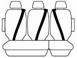 Custom Made Esteem Velour Seat Covers suits Mercedes Vito 115 CDI Van 2010 3 Rows
