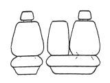 Custom Made Esteem Velour Seat Covers Suits Mitsubishi Canter FE Series Truck 2004-On 2 Rows