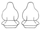 Custom Made Esteem Velour Seat Covers Suits Mitsubishi Lancer 2 Door Coupe 1997 2 Rows