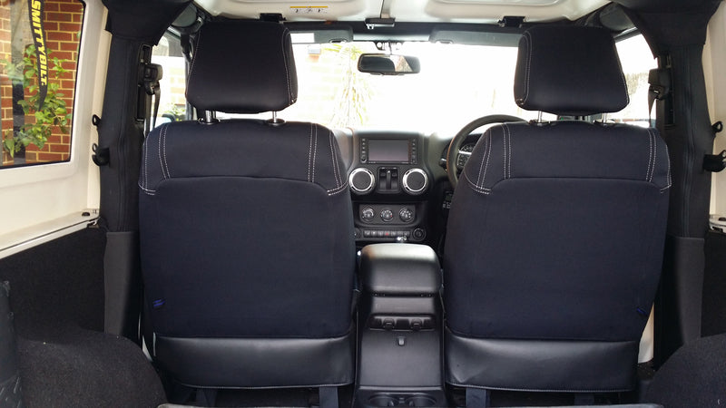 Wet Seat Neoprene Seat Covers Jeep Wrangler JK 4 Door Wagon 3/2007-12/2010