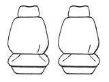 Esteem Velour Seat Covers Set Suits Nissan Pathfinder ST-L Wagon 2005 3 Rows