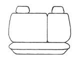 Esteem Velour Seat Covers Set Suits Subaru Liberty GX Wagon 1989-1997 2 Rows