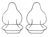 Custom Made Esteem Velour Seat Covers Suits Suzuki Alto GF GL/GLX 4 Door Hatch 7/2009-On 2 Rows