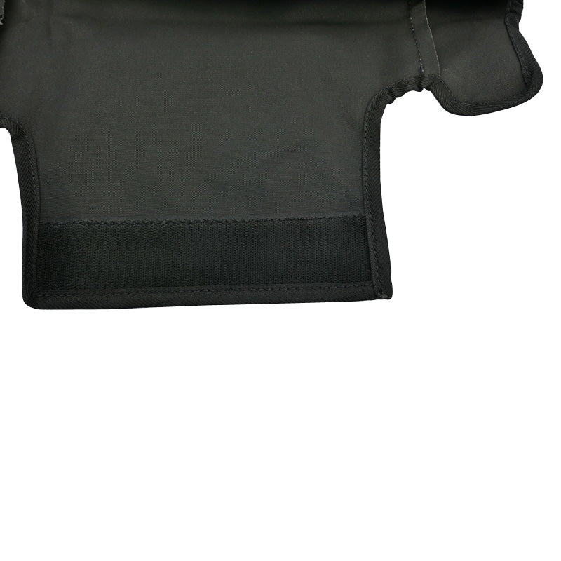 Black Duck Canvas Black Console & Seat Covers suits Toyota Hilux SR 5/2005-6/2011