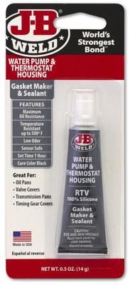J-B JB Weld Water Pump & Thermostat Housing Gasket Maker & Sealant 14gm 32507