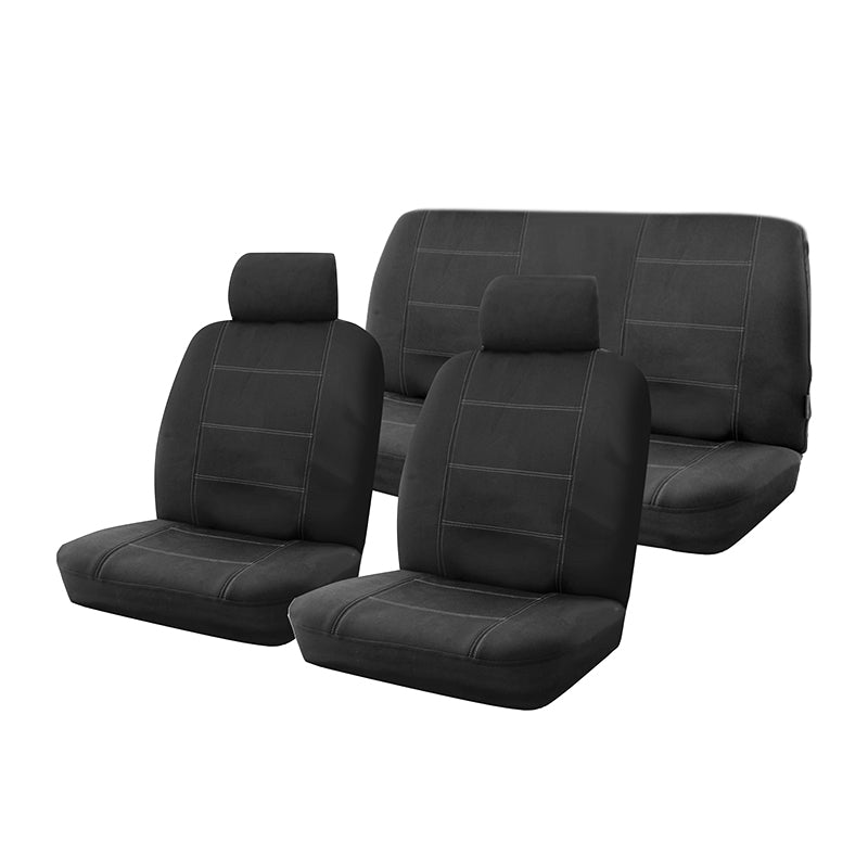 Wet N Wild Neoprene Seat Covers Set Suits Toyota Hilux Workmate/SR/SR5 Extra Cab 10/2015-On 2 Rows