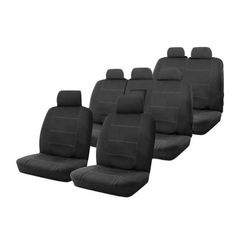 Wet N Wild Neoprene Seat Covers Set Suits Ford Everest 7/2015-5/2022 3 Rows