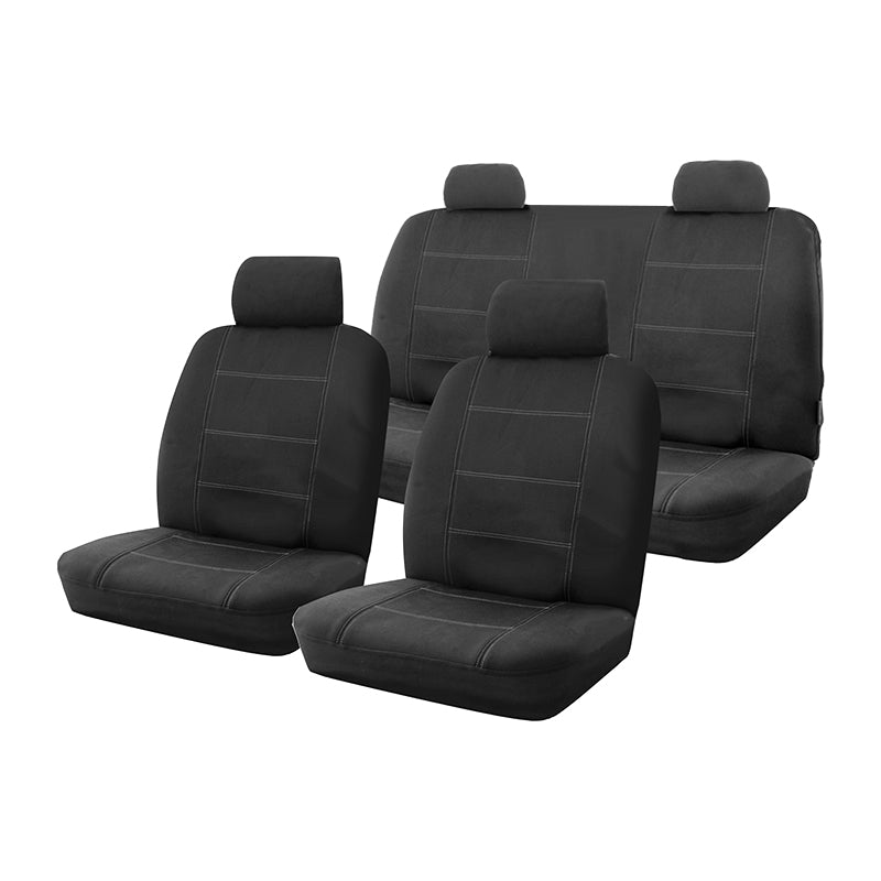 Wet N Wild Neoprene Seat Covers Set Suits Nissan Navara NP300 Dual Cab 6/2015-10/2017 2 Rows