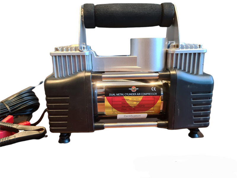 Air Compressor AIR ATTACK Dual Metal Cylinder & Tool Kit 65AA150