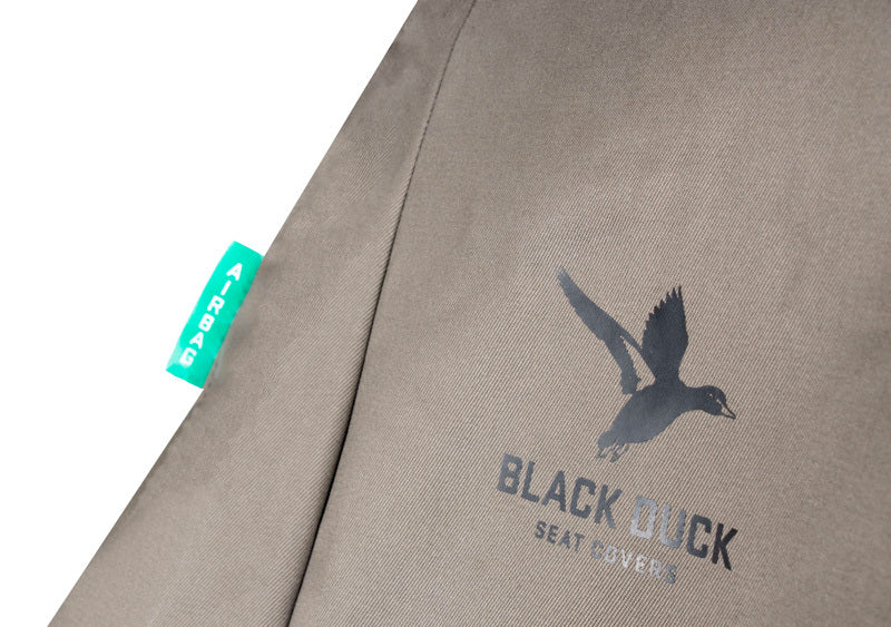Black Duck 4Elements Grey Seat Covers Suits Mitsubishi Rosa 2005-2011