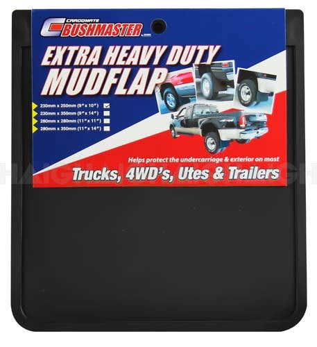 Heavy Duty Mudflaps Rubber Composite For Light Trucks, 4WDs, Caravans, Trailers MF910
