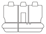 Esteem Velour Seat Covers Set Suits Volkswagen Tiguan 5N MY17 Comfortline/Highline 4 Door Wagon 5/2016-On 2 Rows No Fold-down Trays