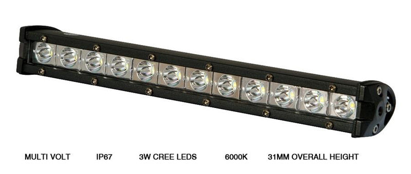 LED Light Bar 72Watt 6000K Combo