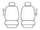 Esteem Velour Seat Covers Set Suits Subaru Impreza G4 MY14 2.0i/2.0i Premium/2.0i-S 4 Door Hatch 1/2014-10/2016 2 Rows