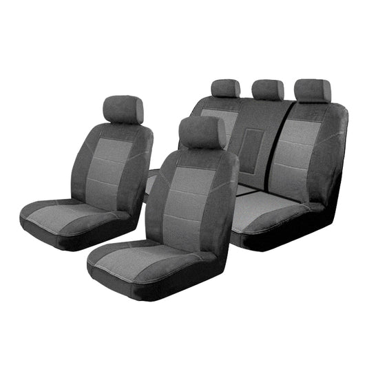 Velour Seat Covers Suits Holden Colorado Crew Cab Dual RG LTZ, Z71 6/2012-8/2016 Deploy Safe EST6642CHA