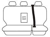 Esteem Velour Seat Covers Set Suits Isuzu D-Max TF MY12 LS/LS-M/LS-U Crew Cab 6/2012-7/2020 2 Rows