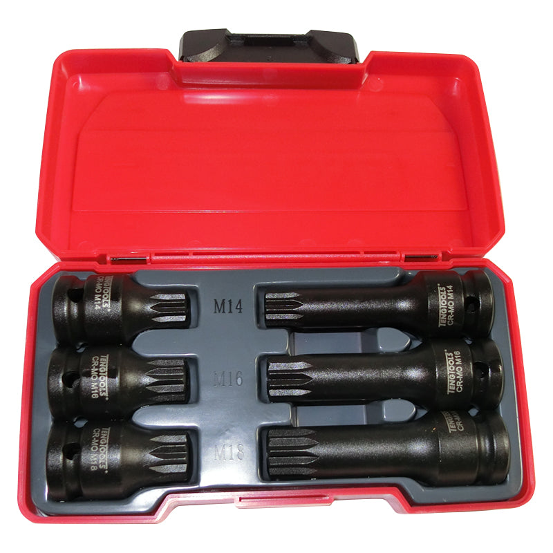 Teng Tools Impact Spline XZN Socket Set Piece T9206 – Motoquipe