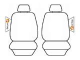 Seat Covers Leather Look Black Set Suits Holden Trax TJ LS 8/2014-On 2 Rows