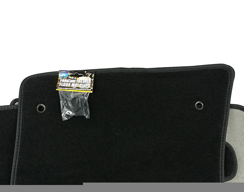 Tailor Made Floor Mats Suits Volkswagen VW Golf Mk4 9/1998-6/2004 Custom Fit Front Pair Oval Clips