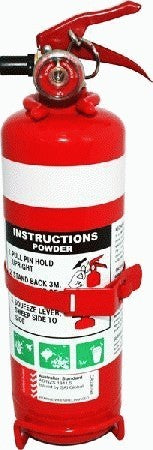 1.0Kg Fire Extinguisher 1A:20Be (Metal Bracket) FW4