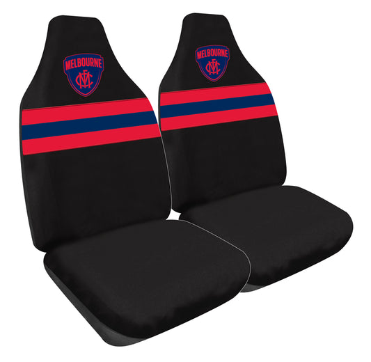 AFL Seat Covers Melbourne Demons Size 60 Front Pair