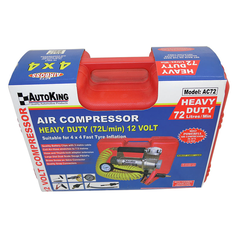 Air Compressor 150PSI Max Flow Rate 72 Litres Per Min Airboss