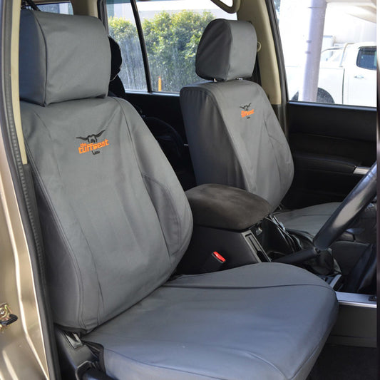Tuffseat Canvas Seat Covers Suits Mitsubishi Triton 11/2018-11/2023 MR GLX/GLX ADAS/GLS/GLX+ Dual Cab