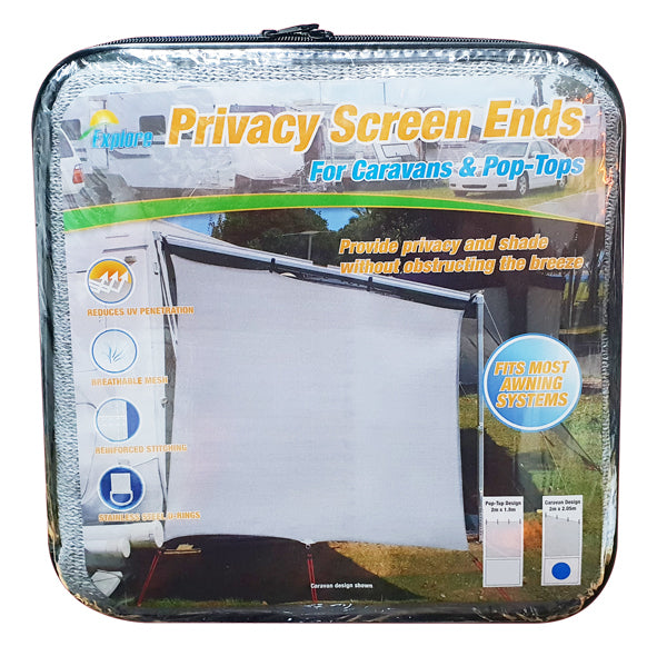 Pop Top Caravan Privacy Screen End 2.0m x 1.8m CPPE01