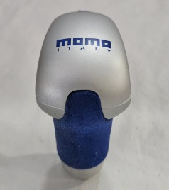 Momo Leather Blue Gear Shift Knob 4818