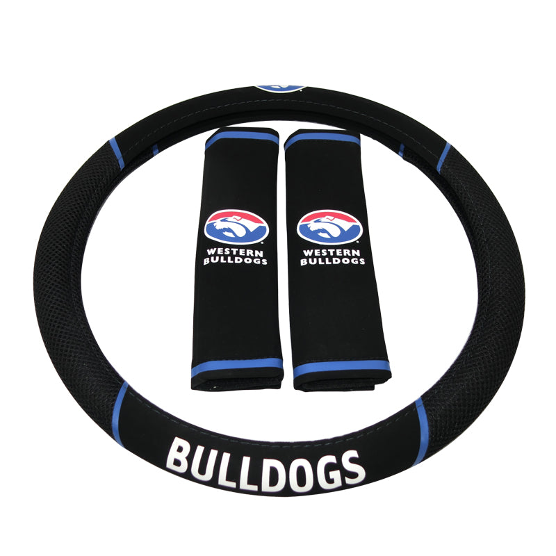 AFL Western Bulldogs Steering Wheel Cover