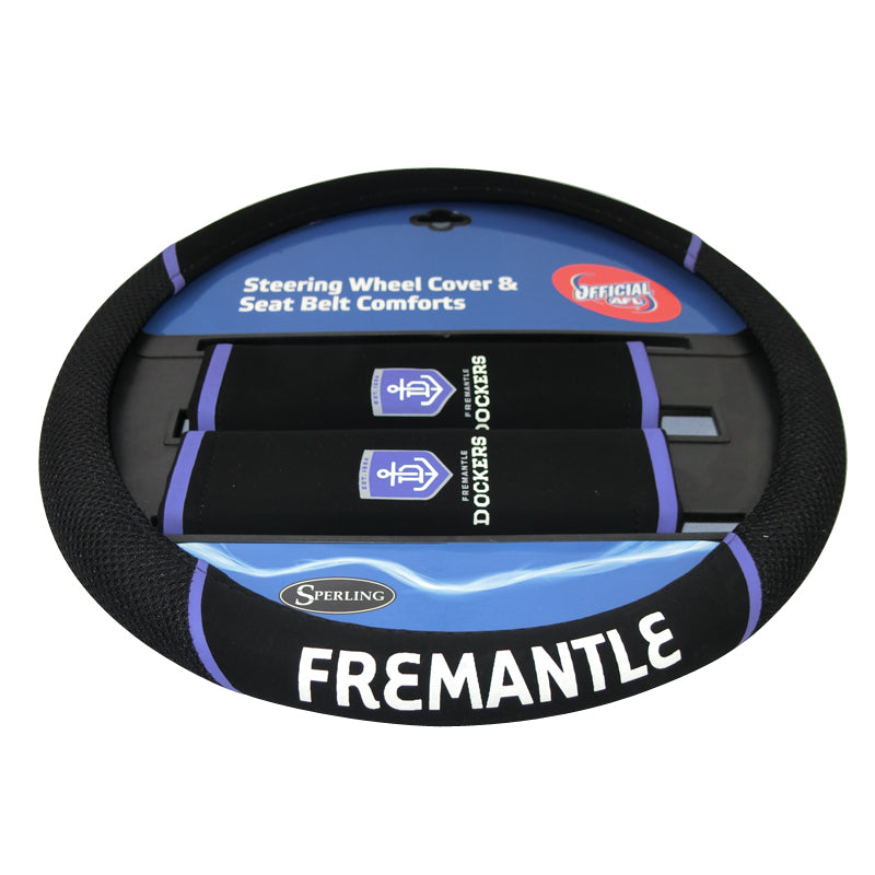 AFL Fremantle Dockers Steering Wheel Cover