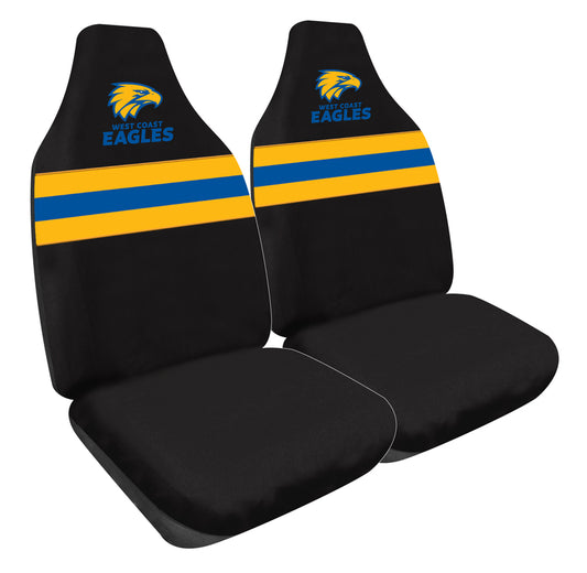 AFL Seat Covers West Coast Eagles Size 60 Front Pair