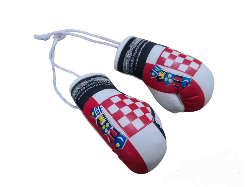 AXS Mini Boxing Gloves - Croatia / Croatian One Pair