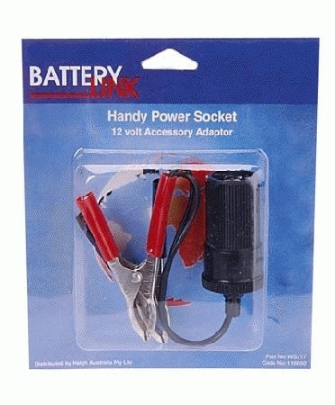 Handy Power Socket For Direct Power Off The Battery - Suits Lead Lamps/Compressors WS777