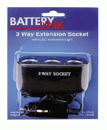 3 Way Lighter Accessory Socket 12V