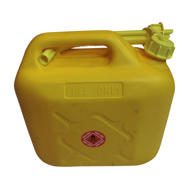 Fuel Safe' Plastic Fuel Can 10 Litre Diesel Yellow JCAN10LYEL