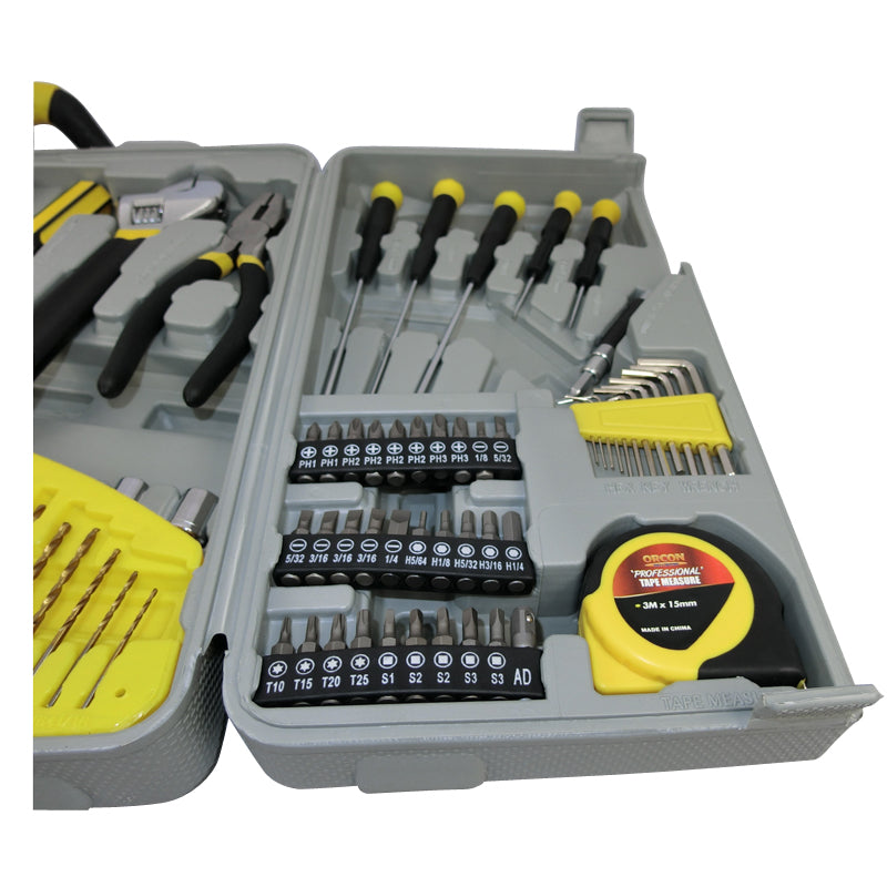Tool Kit Deluxe 125 Piece Kit Sockets Wrenches Screwdrivers Bits TK125